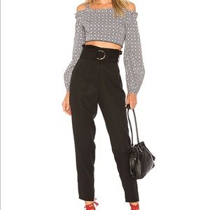 Tularosa x revolve high waisted trousers
